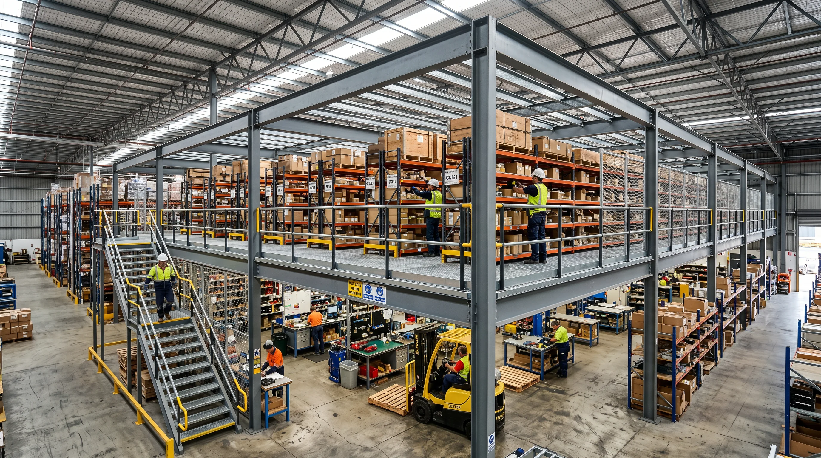 Mezzanines available from Indy Pallet Racking in Indianapolis IN